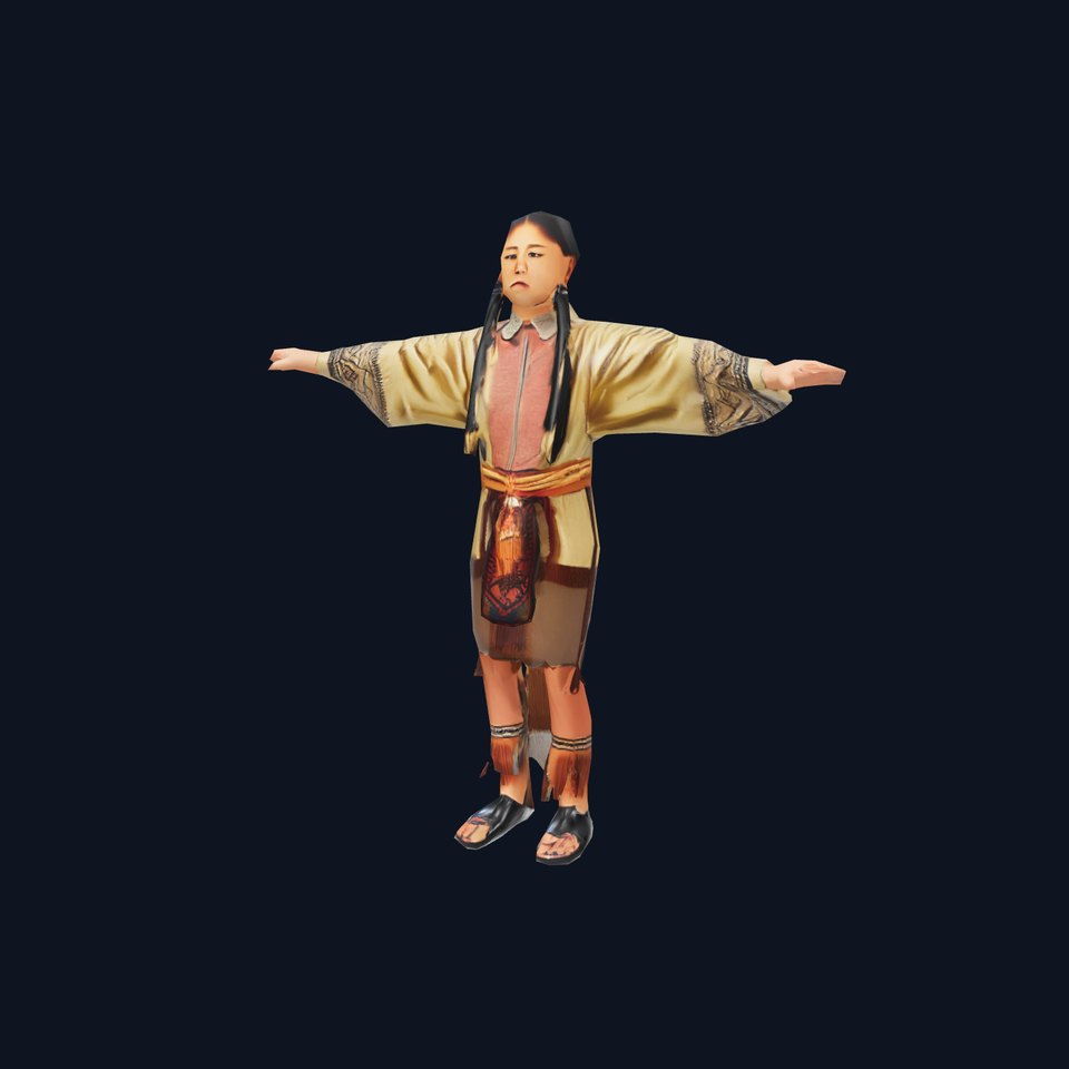 Traditional Tribal Attire model pack